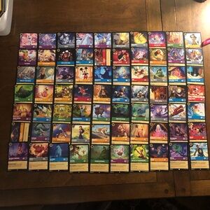 70 Lorcana cards bulk LOT 3